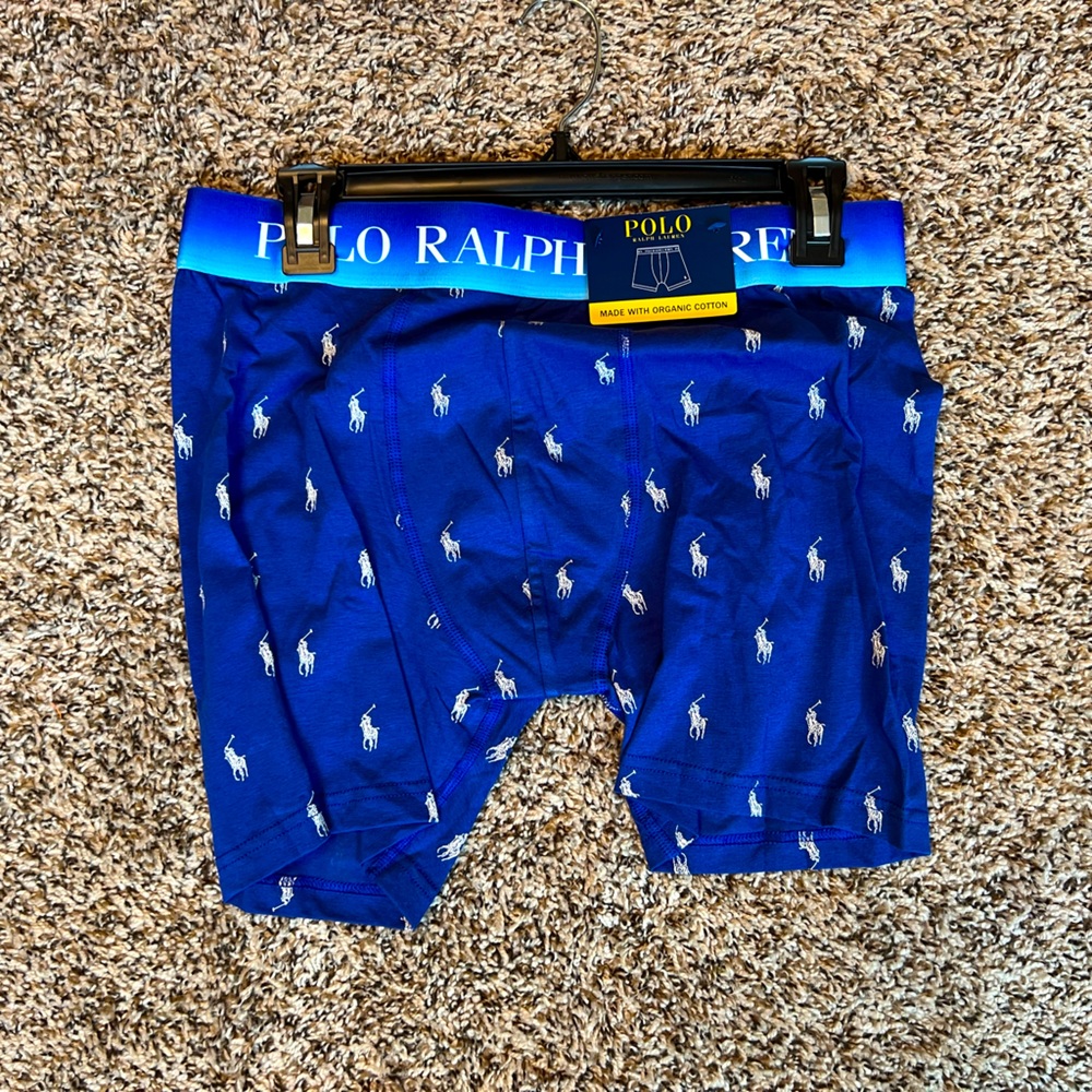 POLO Ralph Lauren Boxer Brief, Small, blue